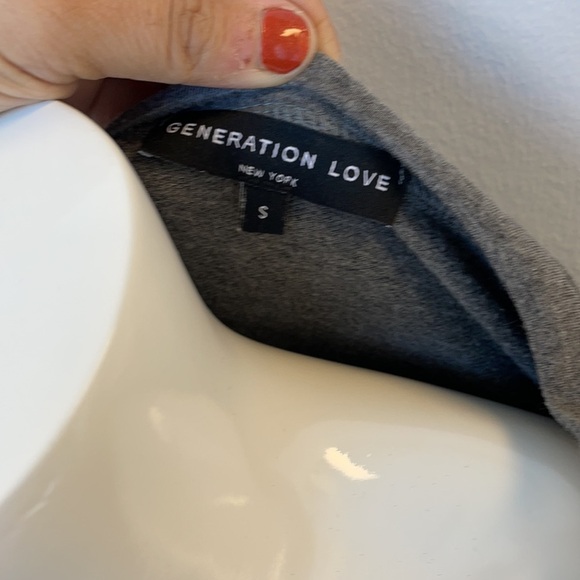 Generation Love grey and black top - Picture 5 of 6